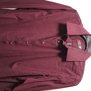 J. Ferrar Slim stretch button up